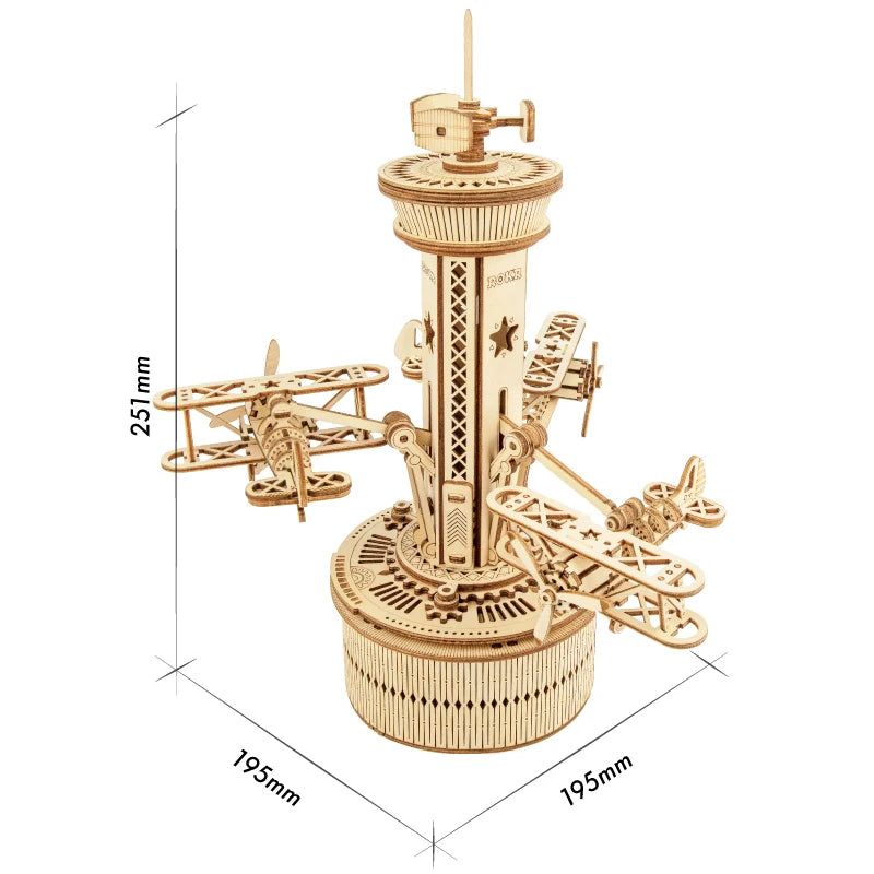 Plusieurs choix de puzzle 3D en bois avec mécanique en mouvement, différents modèles et tailles disponibles