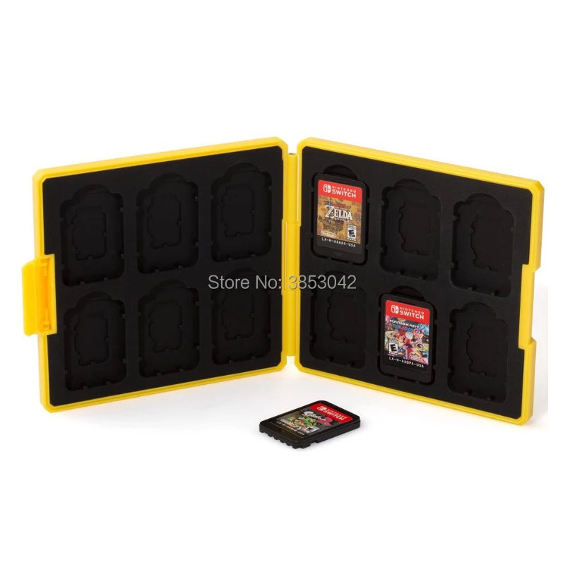 Boitier de rangement pour jeux Nintendo Switch 12 places.