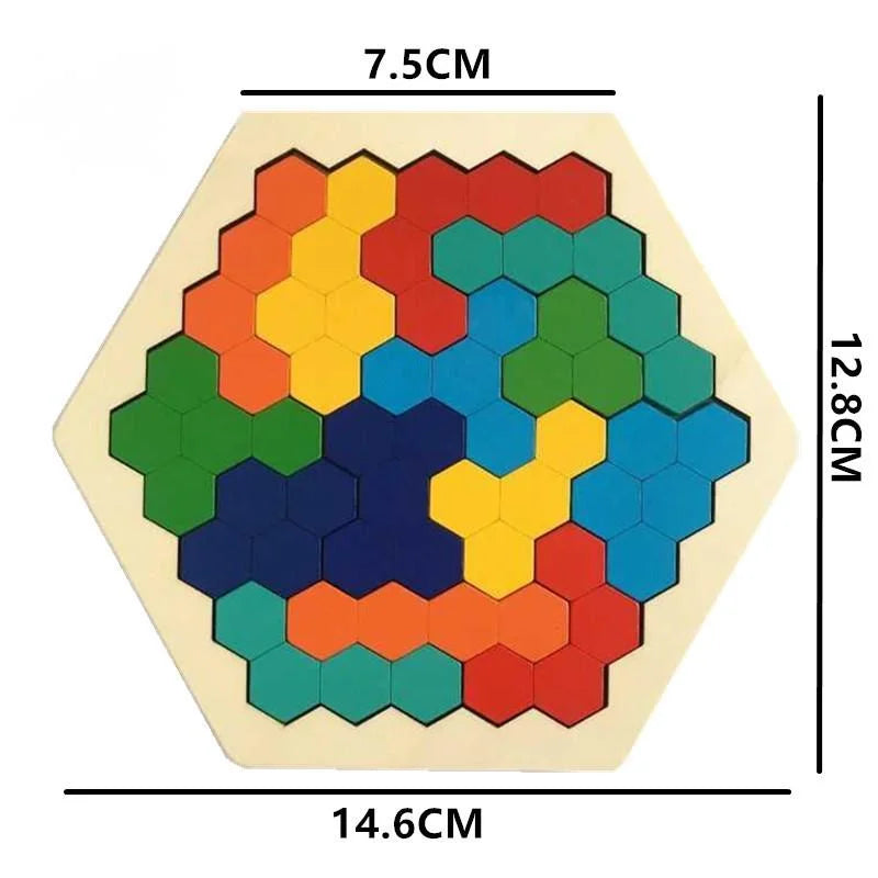 Puzzle en bois éducatif & réflexion tout âge.