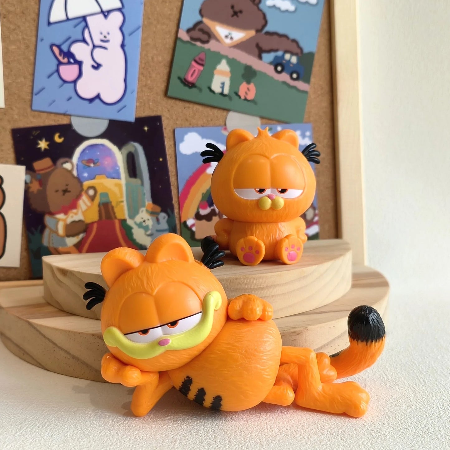 Lot de 6 Figurines Univers Garfield , taille de 5.8cm à 9.3cm