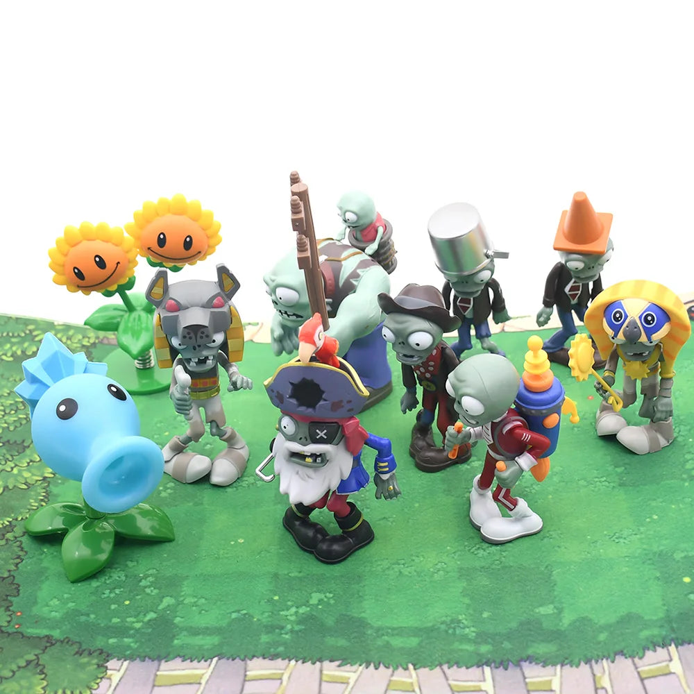 Ensemble de jouets et personnages ,Plants vs Zombies 2 pour garçon.