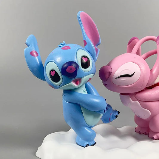 Figurine Type POP Stitch ! Bleu & Rose