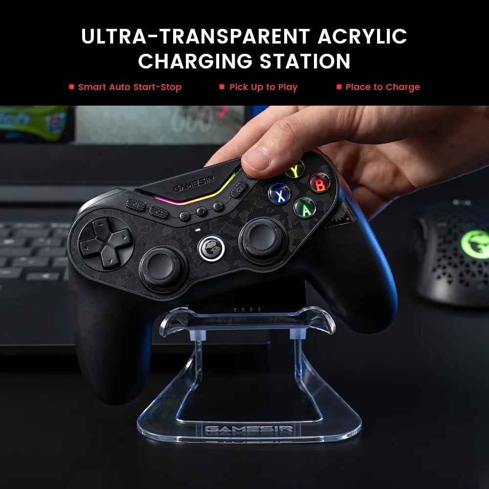 Manette PC/SWITCH/ ANDROID Haute qualité , 12000Mah GameSir Tarantula Pro Bluetooth (6-Axe, Gyroscope)