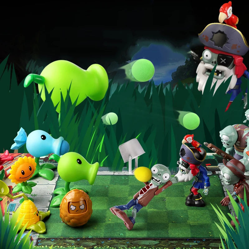 Ensemble de jouets et personnages ,Plants vs Zombies 2 pour garçon.