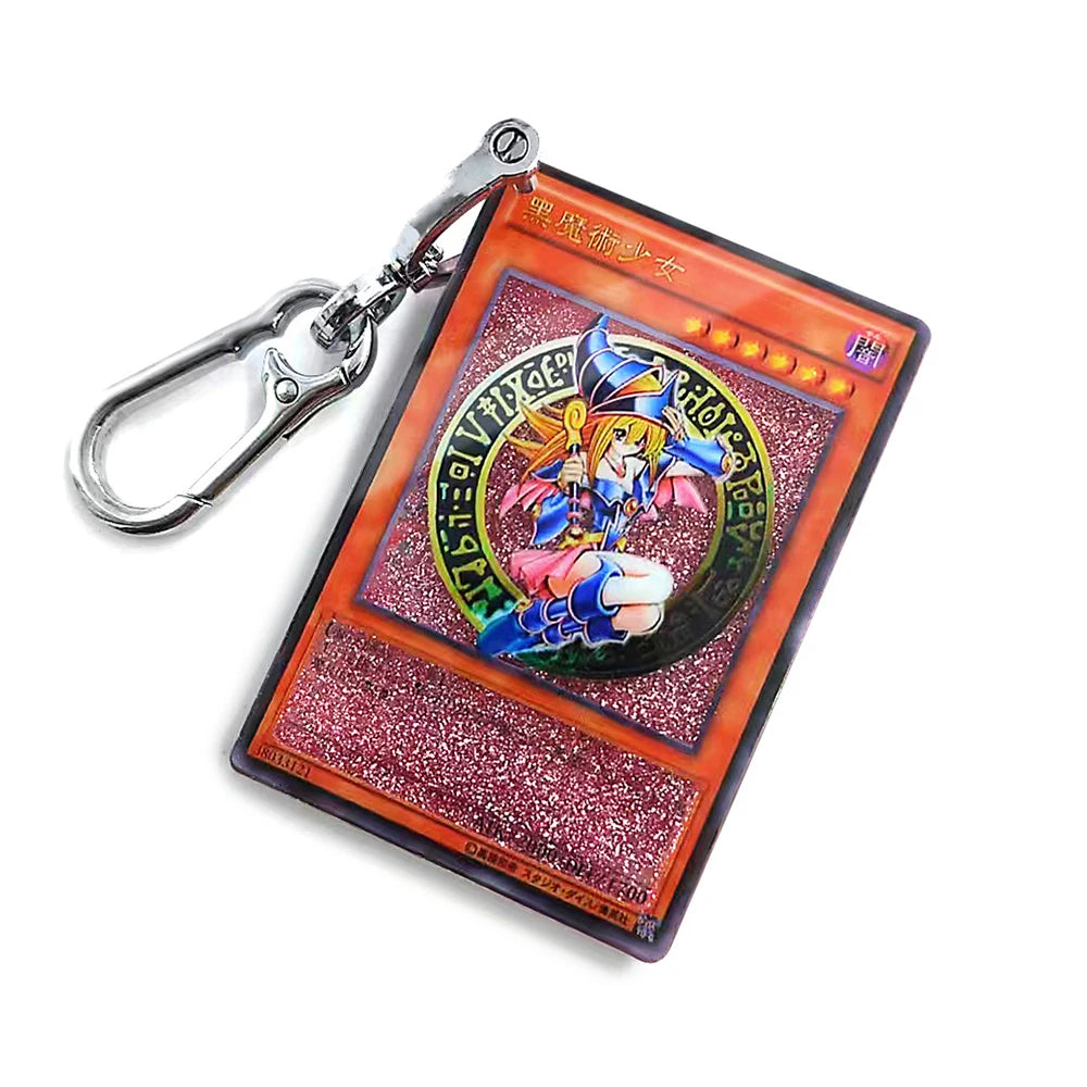 Magnifique Porte clés Carte Yu-Gi-Oh! , plusieurs modèles disponibles ! fabrication acrylique. Taille 9cm