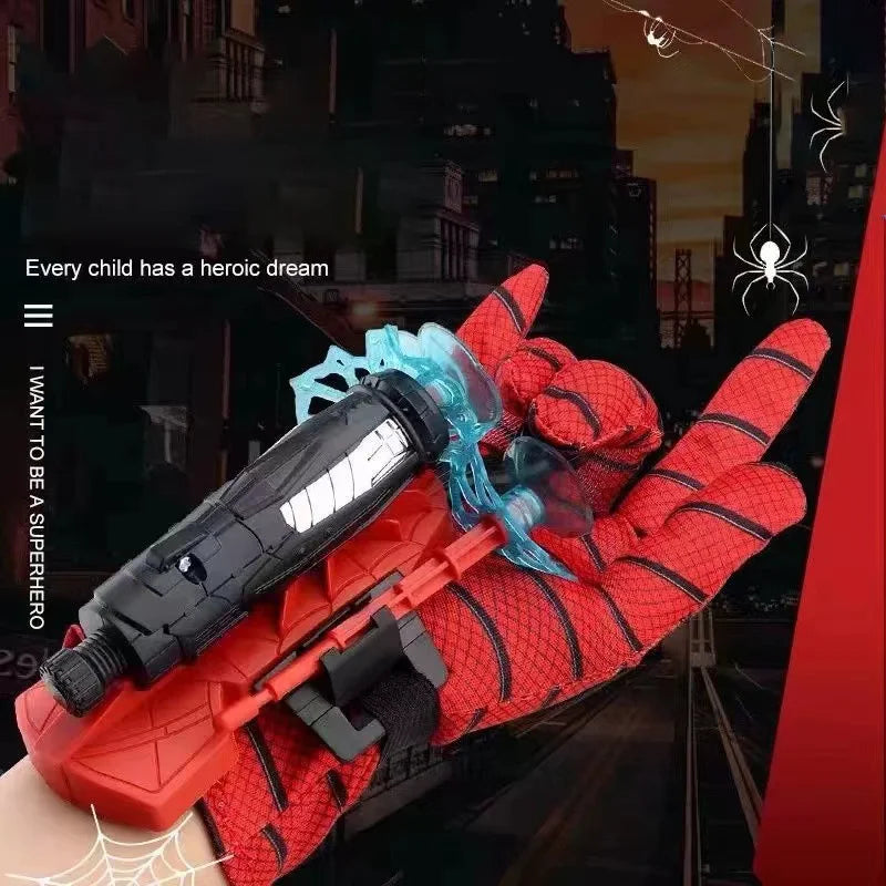 Jouet Lanceur Univers type "SpiderMan" , set complet gants, cordon, lanceur et fléchettes à ventouse