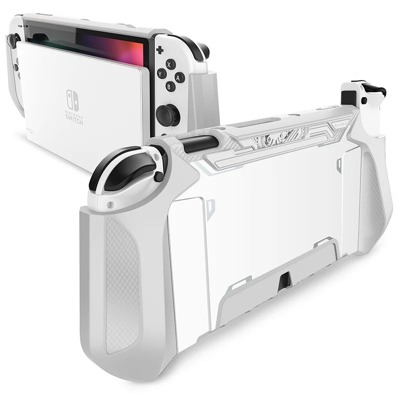 Coque semi intégrale ARMOR pour Nintendo Switch OLED , plusieurs coloris disponibles , (épaisseur ne gênant pas la mise en charge sur le Dock)