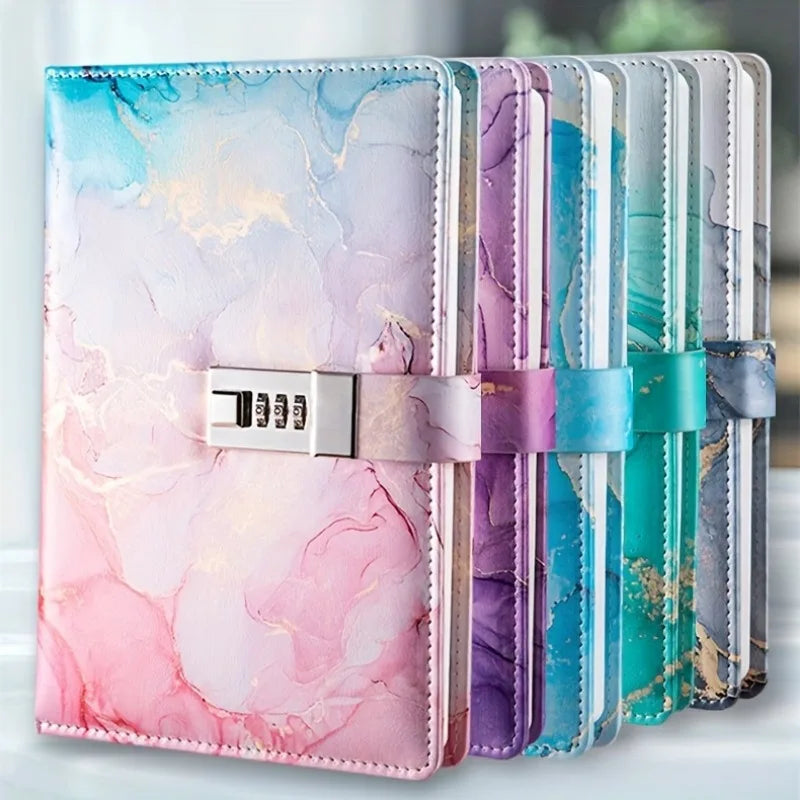 Journal Intime A5 22cm*15cm pour Ado/Adulte avec Code secret, plusieurs coloris disponibles