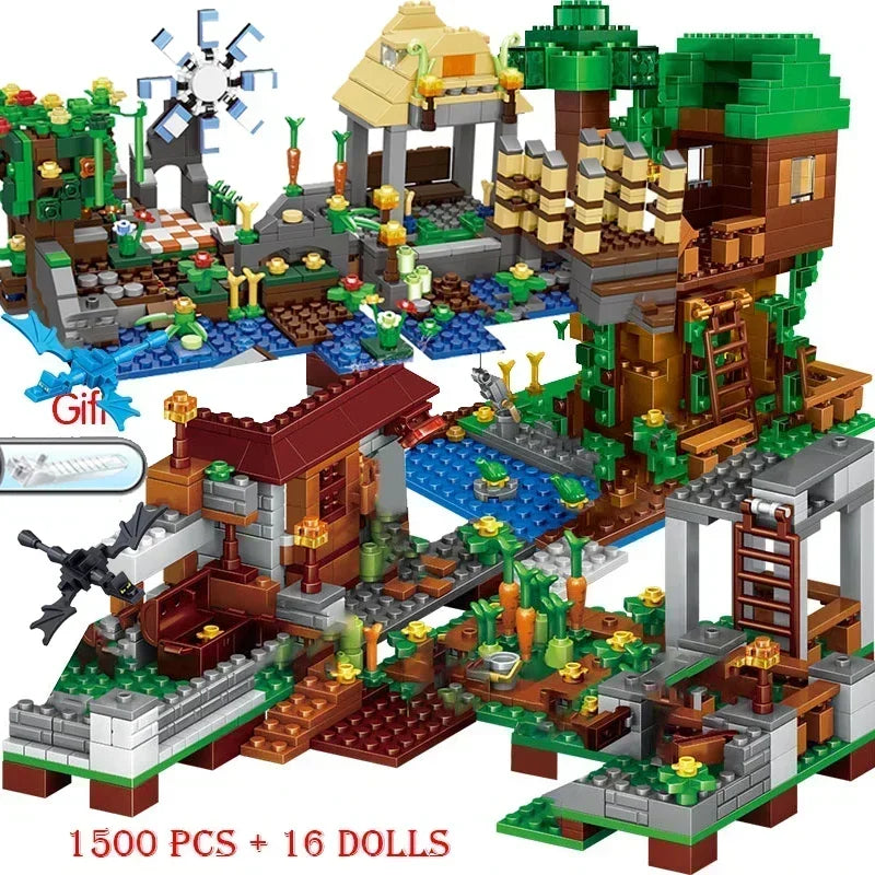 Pack de construction au choix Type Lego MineCraft, Choisissez l'assortiment désiré !