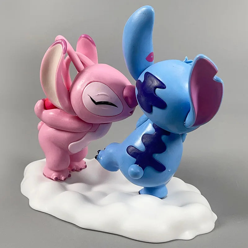 Figurine Type POP Stitch ! Bleu & Rose