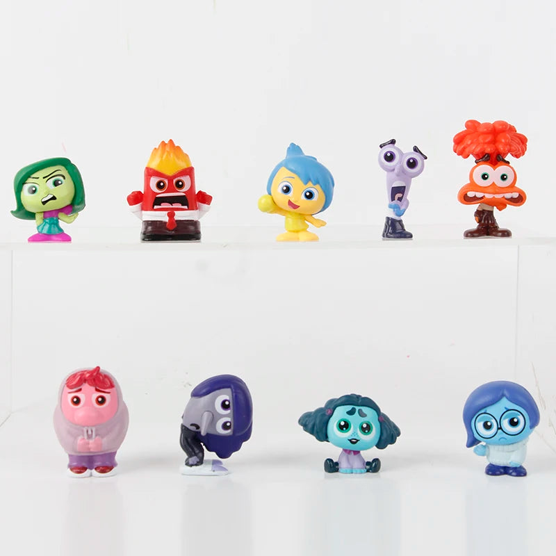 Figurines jouets de l'univers Vice-versa lot de 9 pièces 3cm à 5cm