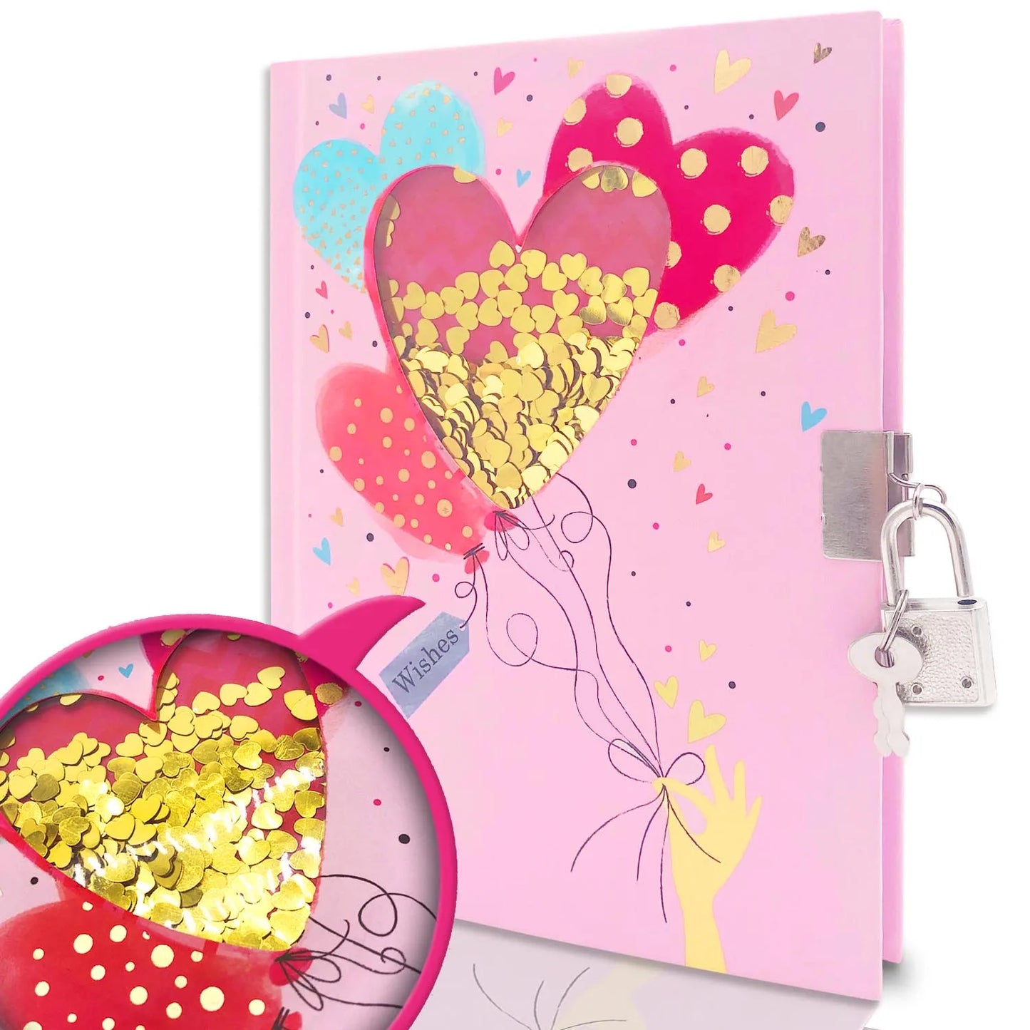 Journal Intime pour fille avec cadenas-clés ! taille B6 12.5cm*17.6cm plusieurs modèles dispo !