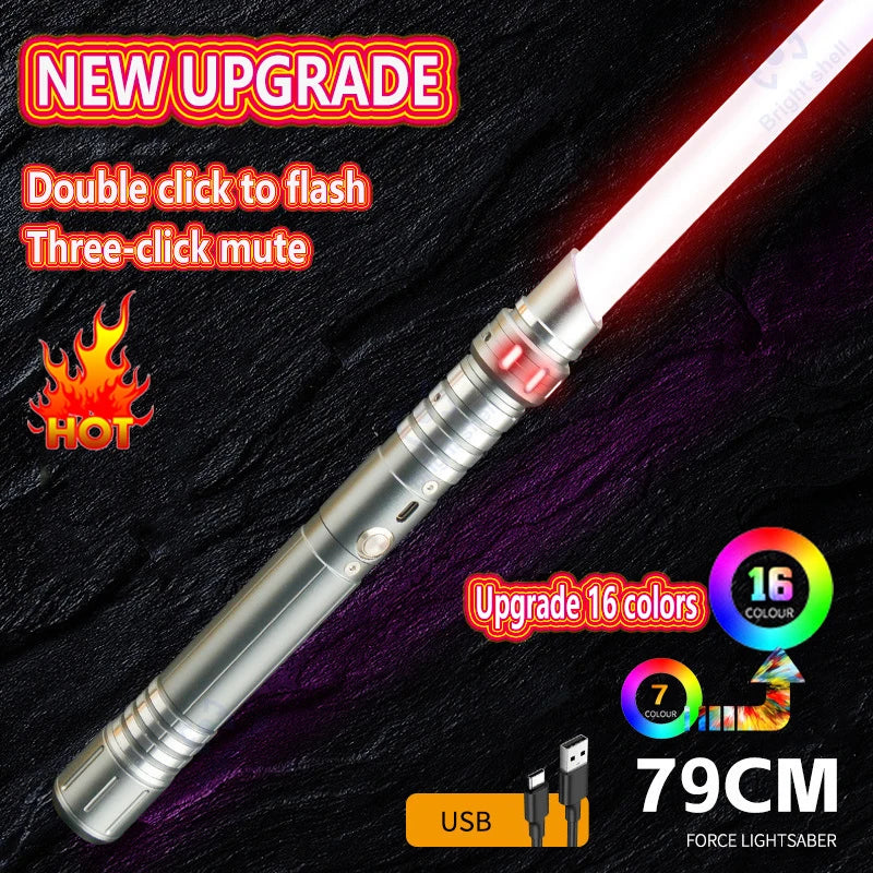 Sabre Laser univers type STARWARS avec manche métallique , son , changement de couleur , plusieurs choix dispo ! à l'unité ou par 2