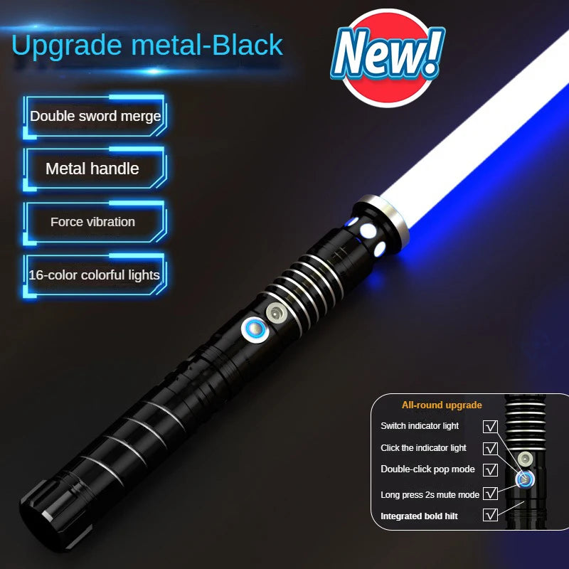 Sabre Laser univers type STARWARS avec manche métallique , son , changement de couleur , plusieurs choix dispo ! à l'unité ou par 2