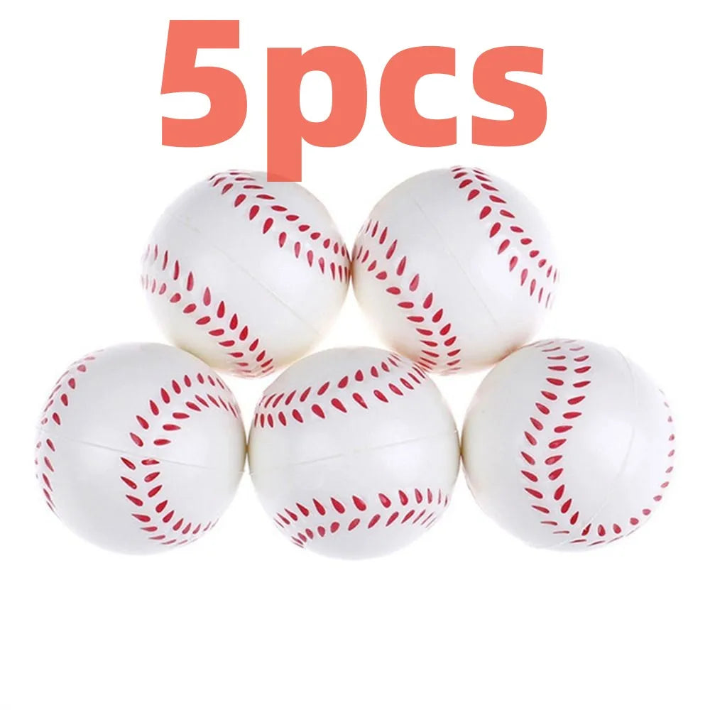 Lot de 5 Balles en  mousse , jeux anti-Stress , plusieurs formats au choix