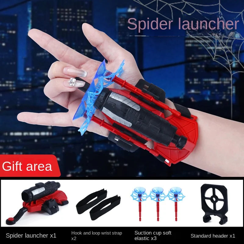 Jouet Lanceur Univers type "SpiderMan" , set complet gants, cordon, lanceur et fléchettes à ventouse