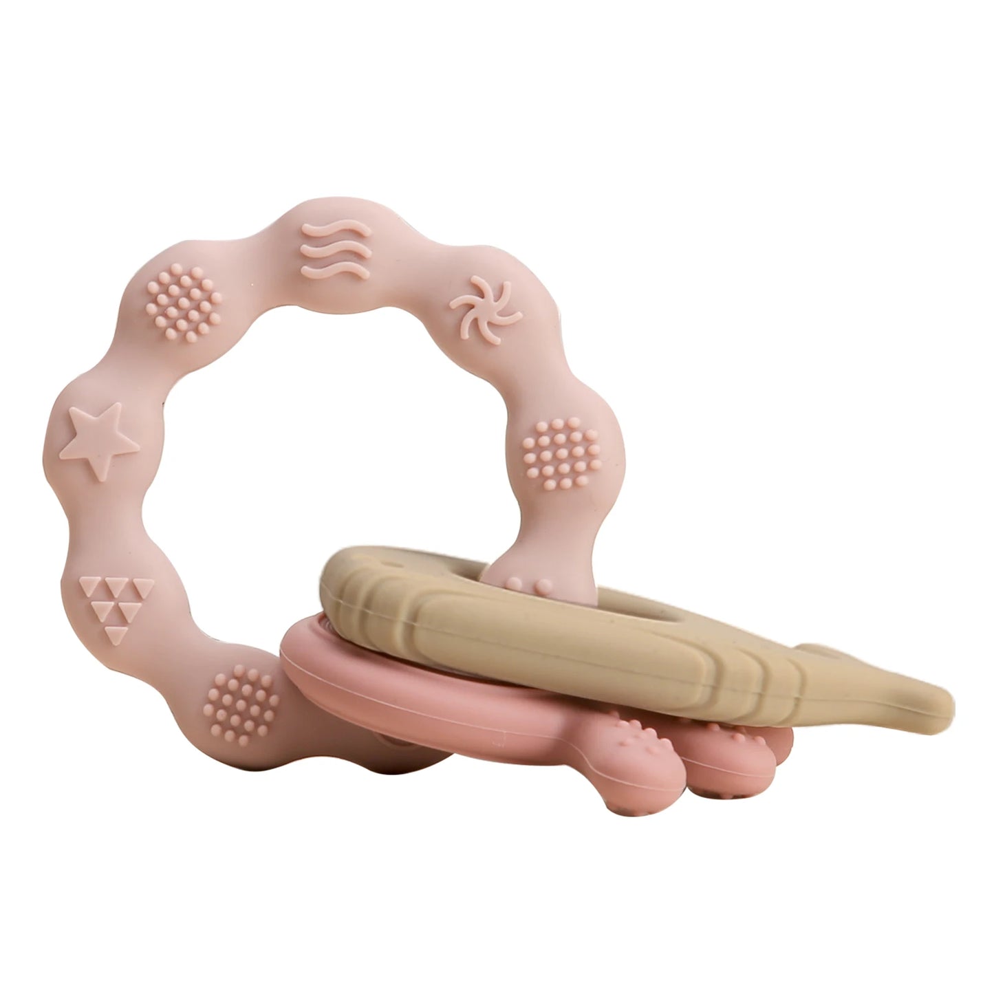 Hochet bébé crochet silicone