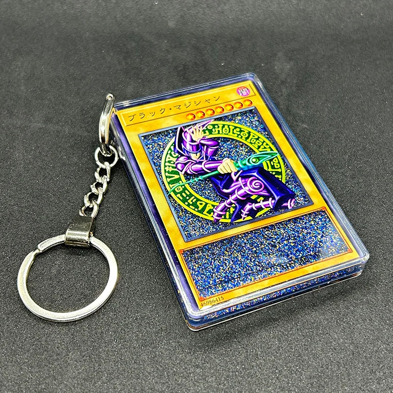 Magnifique Porte clés Carte Yu-Gi-Oh! , plusieurs modèles disponibles ! fabrication acrylique. Taille 9cm