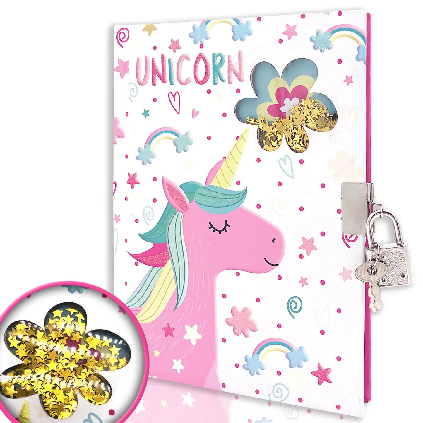 Journal Intime pour fille avec cadenas-clés ! taille B6 12.5cm*17.6cm plusieurs modèles dispo !