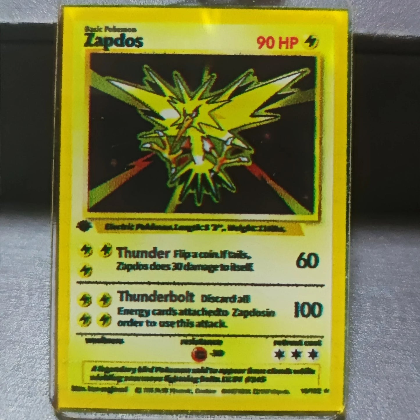 Porte clés reproduction de carte Pokémon version mini ,  Anglais , 22 modèles Disponibles !!