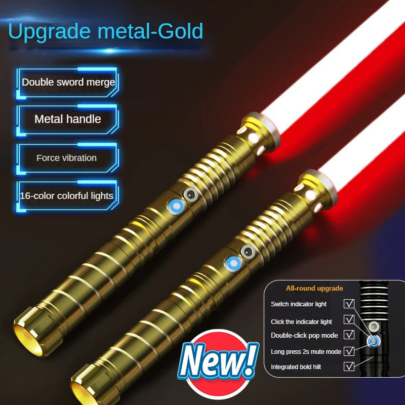 Sabre Laser univers type STARWARS avec manche métallique , son , changement de couleur , plusieurs choix dispo ! à l'unité ou par 2