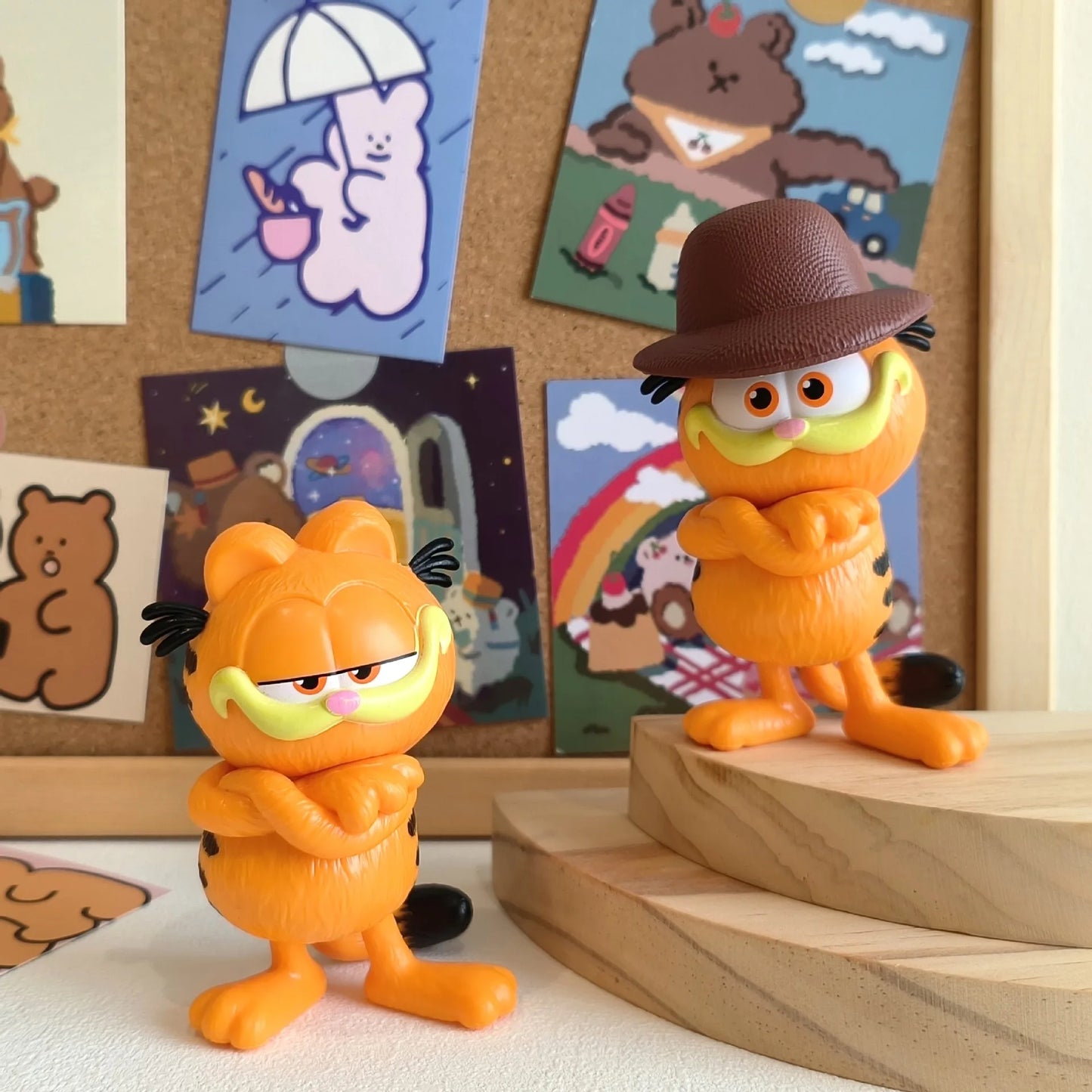 Lot de 6 Figurines Univers Garfield , taille de 5.8cm à 9.3cm