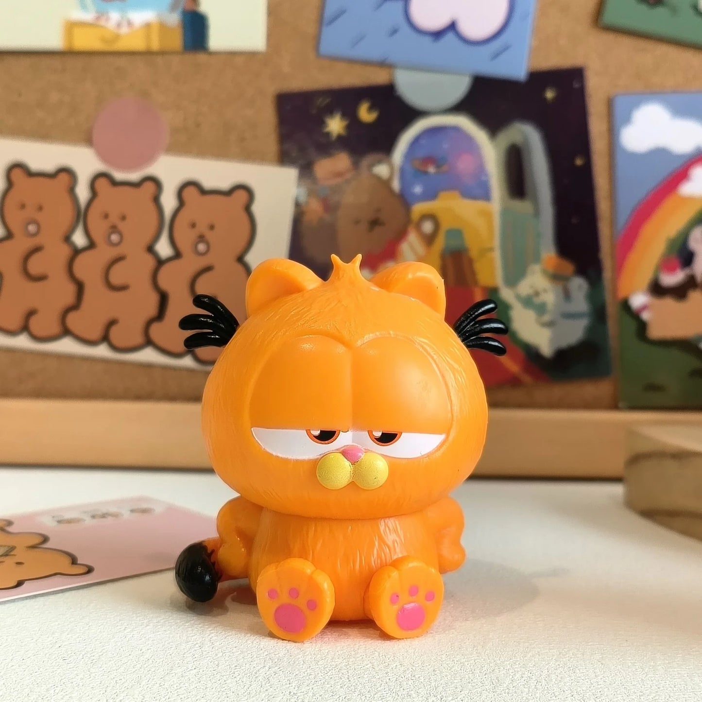 Lot de 6 Figurines Univers Garfield , taille de 5.8cm à 9.3cm