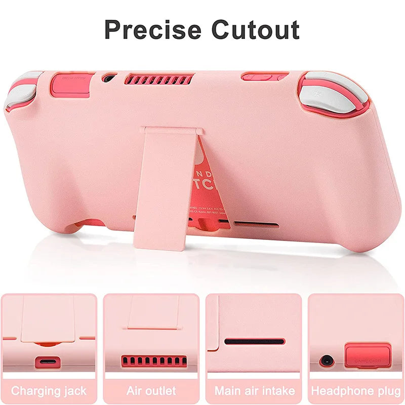 Coque intégrale avec support arrière rigide inclut pour Nintendo Switch Lite , plusieurs dégradés de couleurs disponibles