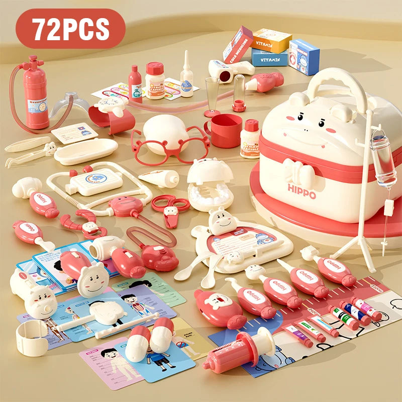 Kit complet du Jeune Docteur ou de la Jeune Doctoresse ! 37 pièces dans ce bundle  Rose ou bleu !