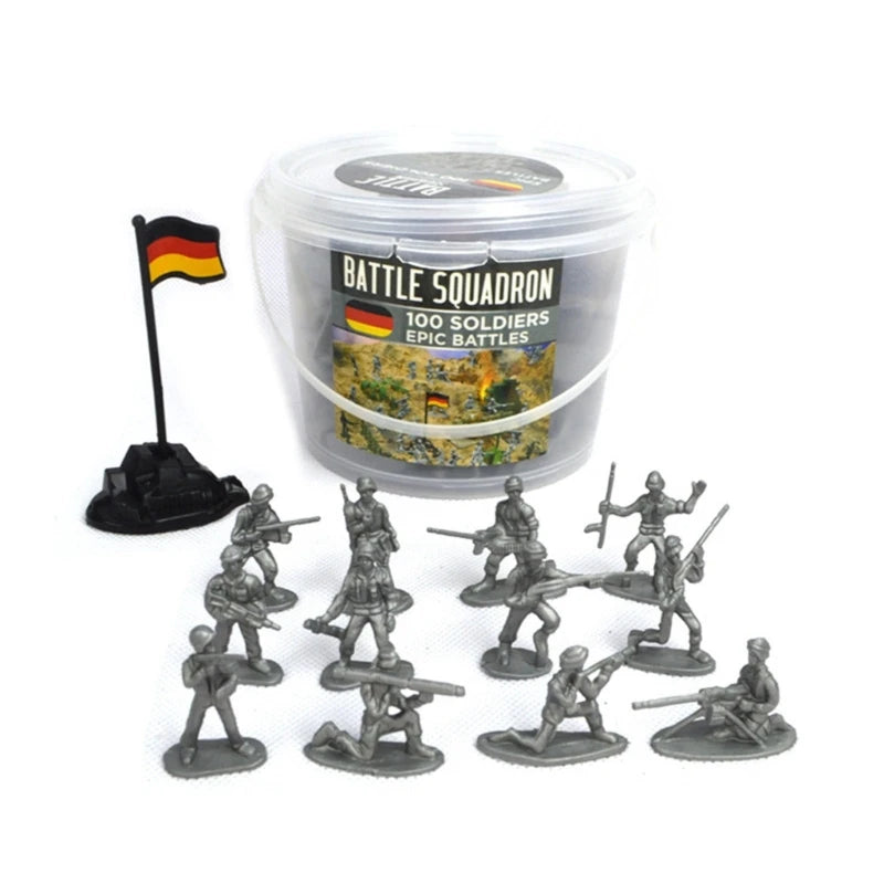 Lot de 100 Jouets soldats classique , disponible en 3 formats différents !