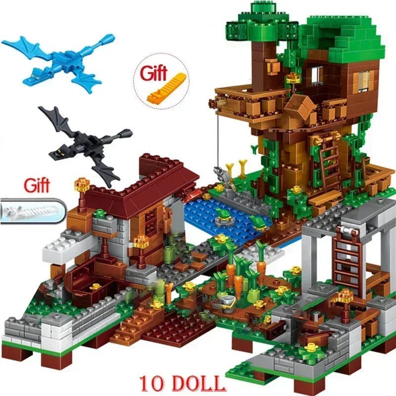 Pack de construction au choix Type Lego MineCraft, Choisissez l'assortiment désiré !