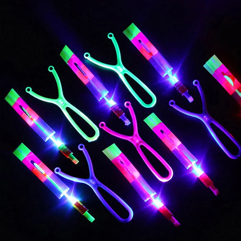 Lance fléchettes en caoutchouc Multicolore et fluorescent la nuit ! Plusieurs Lots Dispo !!