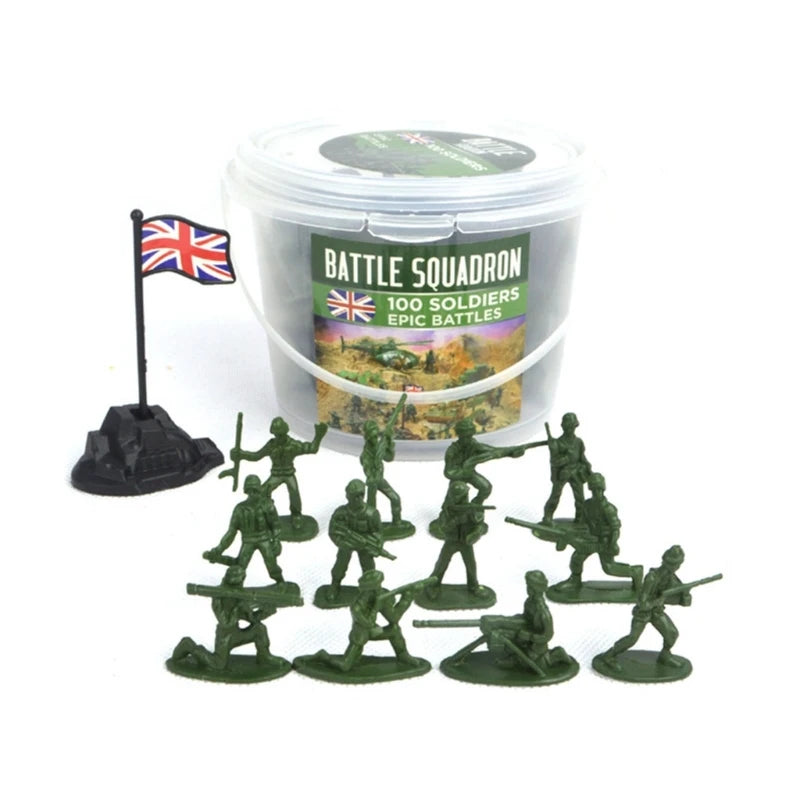 Lot de 100 Jouets soldats classique , disponible en 3 formats différents !