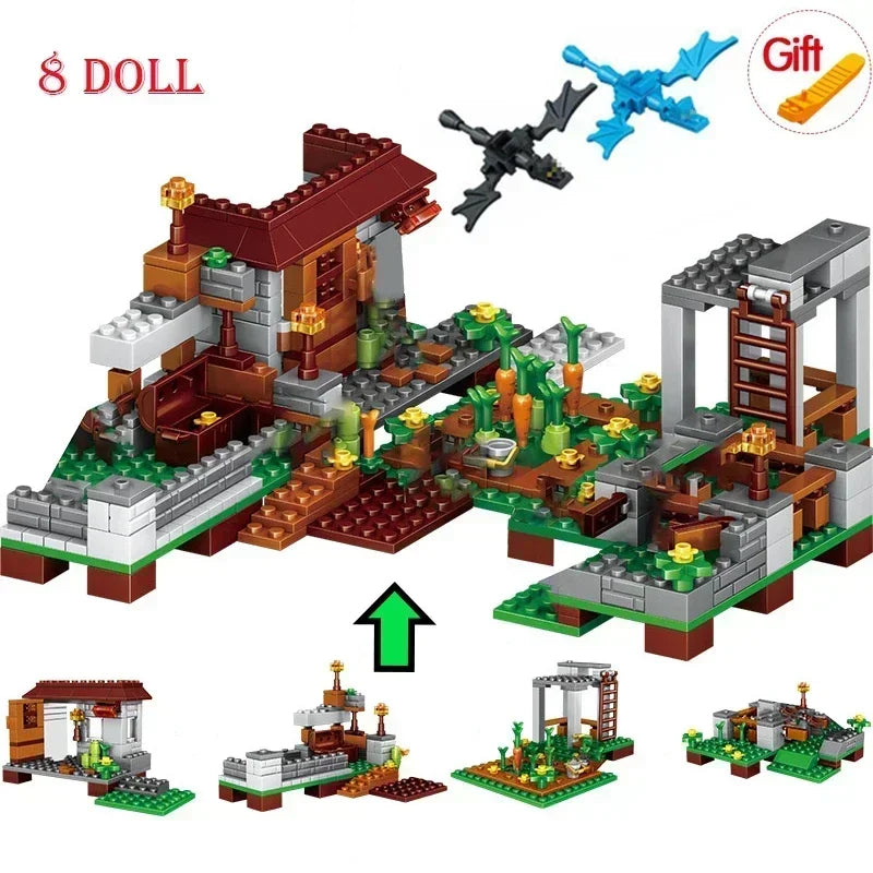 Pack de construction au choix Type Lego MineCraft, Choisissez l'assortiment désiré !