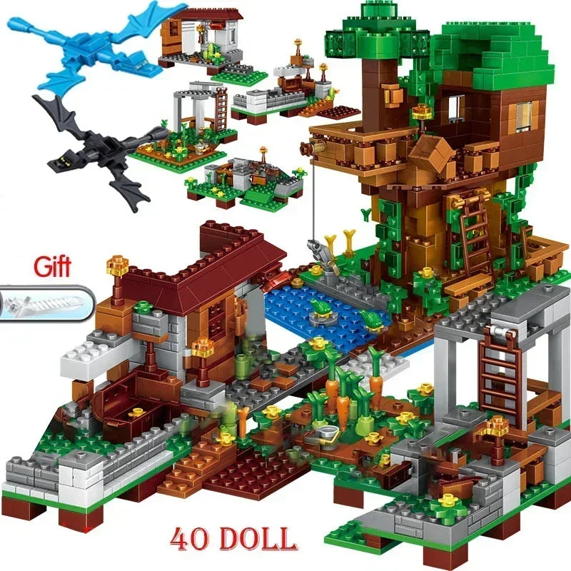 Pack de construction au choix Type Lego MineCraft, Choisissez l'assortiment désiré !