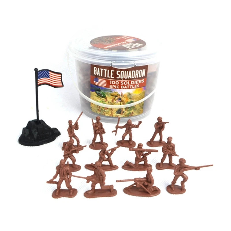 Lot de 100 Jouets soldats classique , disponible en 3 formats différents !