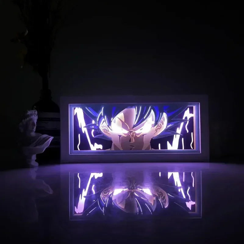 Cadre LED Univers type Dragon Ball , plusieurs modèles disponible ! Avec ou sans télécommande (Alimentation par USB fournie ou Piles AA x2 non fournie)