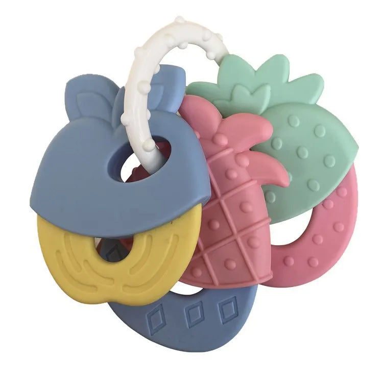 Hochets Silicone bébé Multi-couleurs